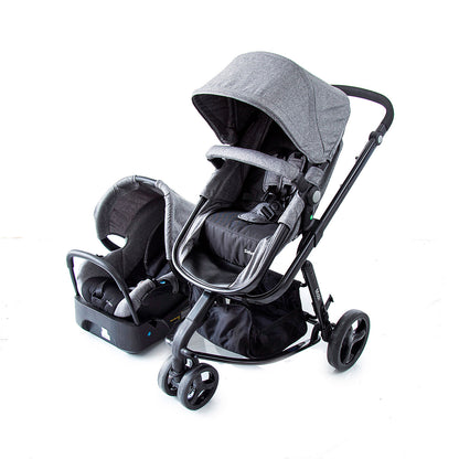 Grey Denim Black